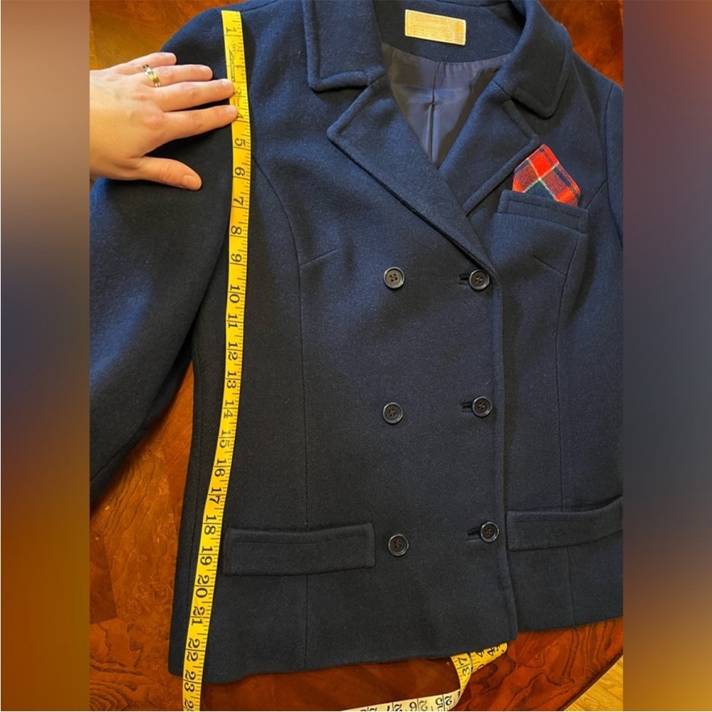 Pendleton Wool Double Breasted Suit Jacket With P… - image 6